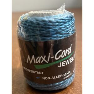 Maxi-Cord 2mm Braided Steel Blue Yarn